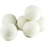 Wool Dryer Balls Organic XL 6-Pack, 100% New Zealand Chemical Free